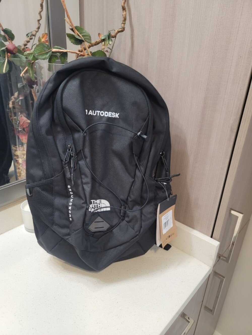 The North Face Groundwork Backpack Black New NWT